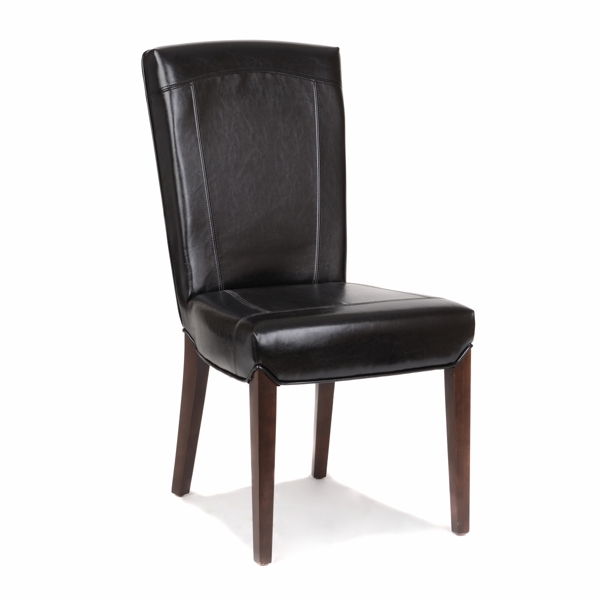 Parma Black Bonded Leather Accent Chair Kirklands Home