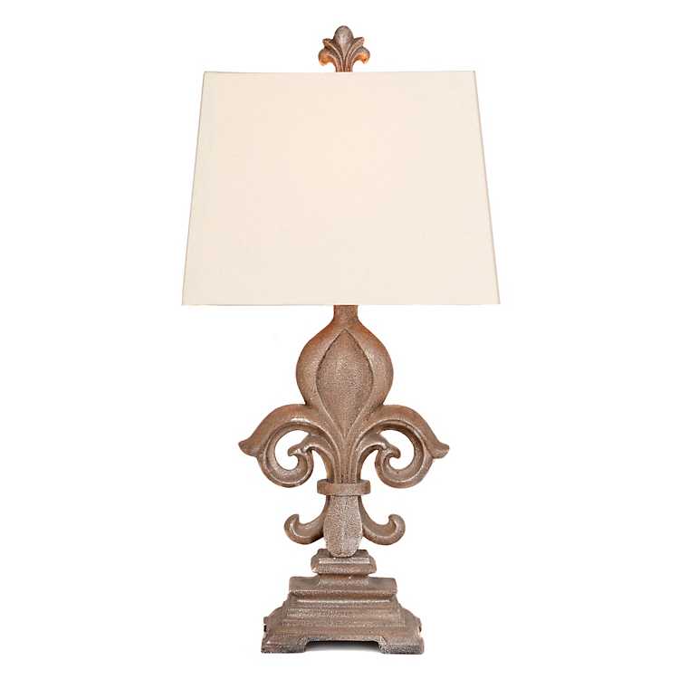 Monticello Fleur De Lis Table Lamp, Fleur De Lis Table Lamp