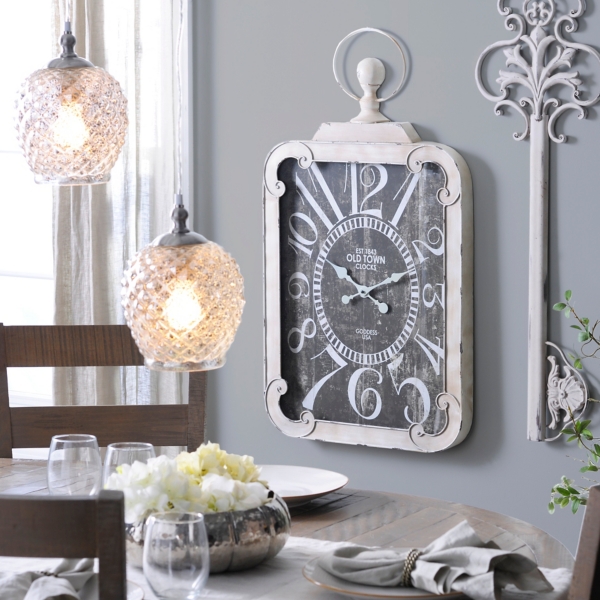 Margie Antique White Clock Kirklands Home