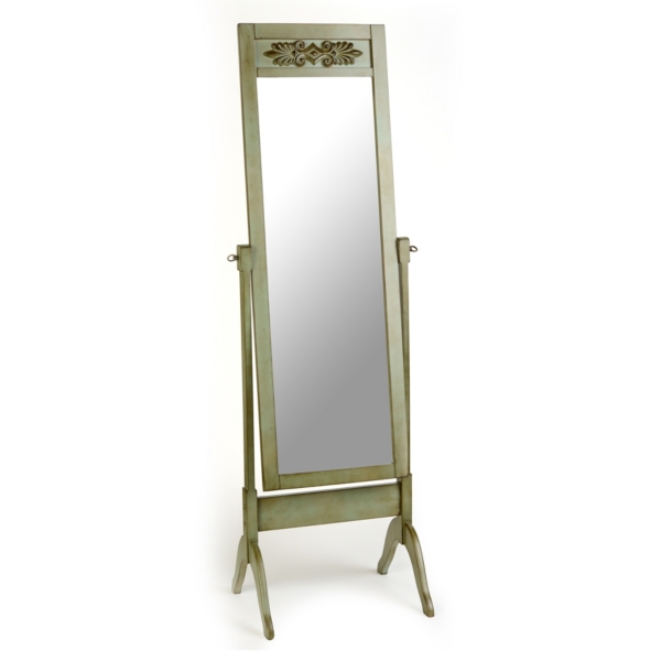 Antiqued Green Cathedral Cheval Mirror Kirklands Home