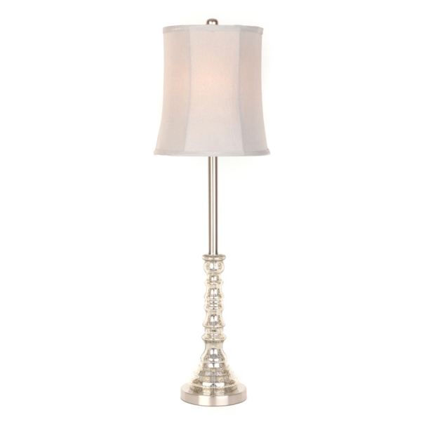 Mercury glass store buffet lamp