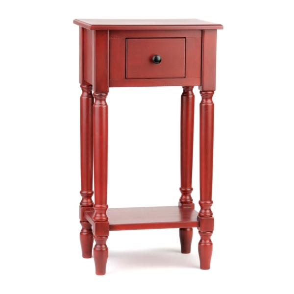 Red Rectangle Accent Table Kirklands Home