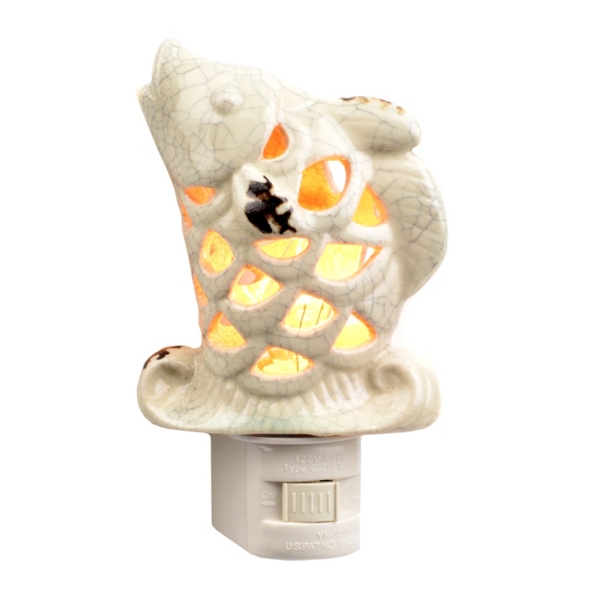 Cream Jumping Fish Night Light Kirklands Home