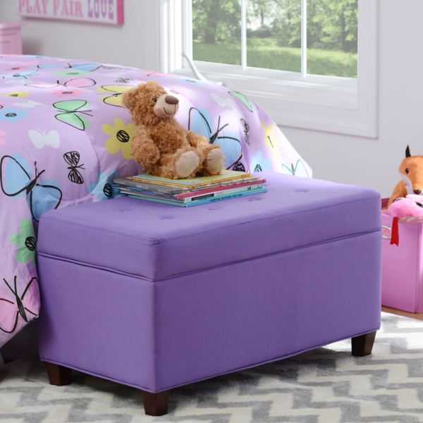 girls storage bench