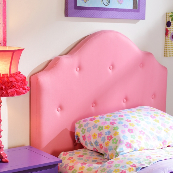 girls pink headboard