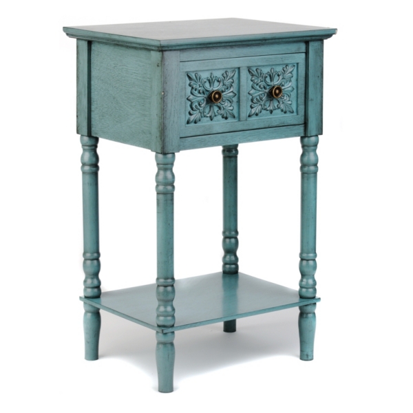 Blue Medallion Accent Table Kirklands Home