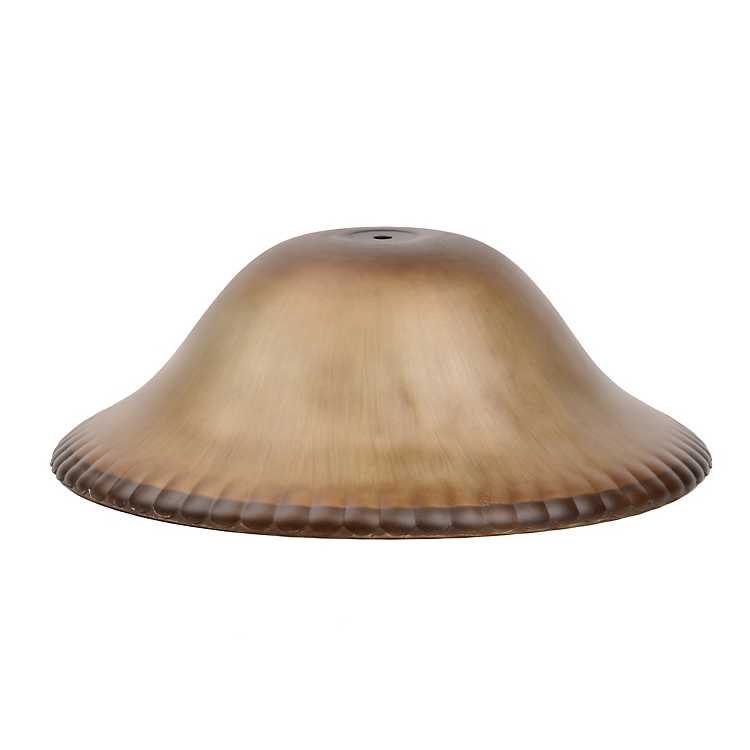 Prescott Bronze Glass Shade Kirklands, Replacement Table Lamp Shades