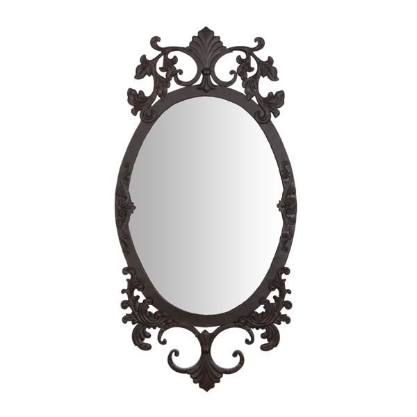 oval decorative mirror