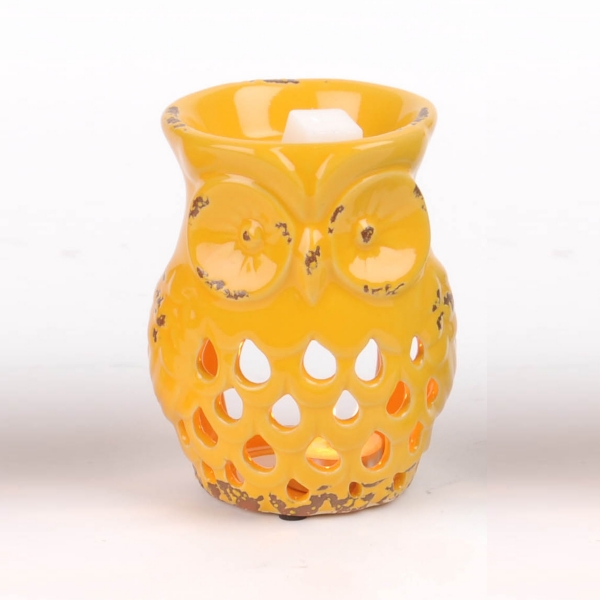 Yellow Owl Wax Warmer | Kirklands