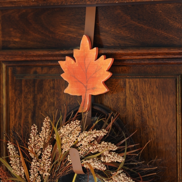 Orange Leaf Wreath Hanger Kirklands Home
