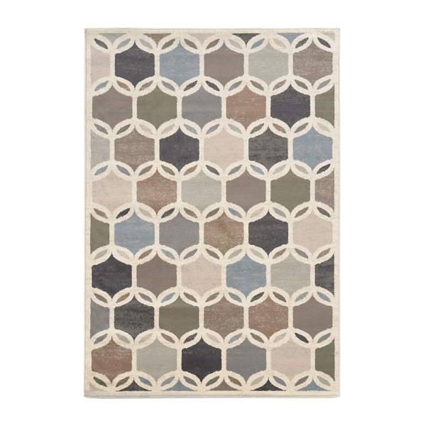 Gray Everley Fushion Rug 5x7 Kirklands Area Rugs Rugs Contemporary Area Rugs