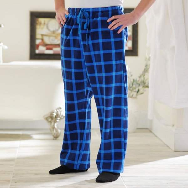 Blue Mens Pajama Pants