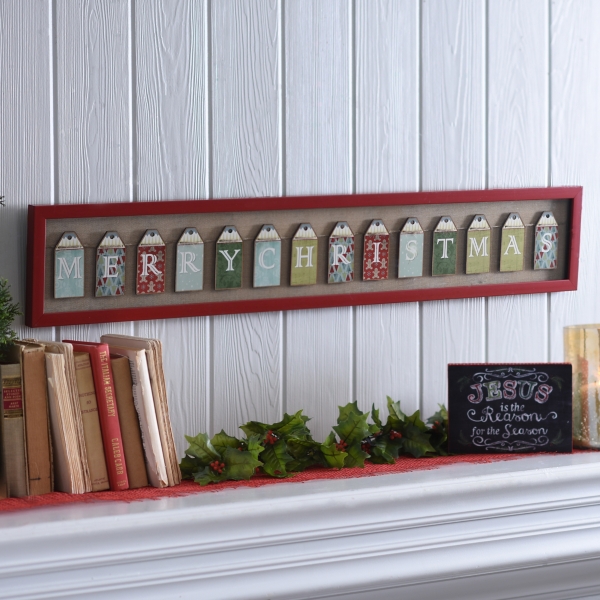 Merry Christmas Tags Framed Art Print Kirklands Home