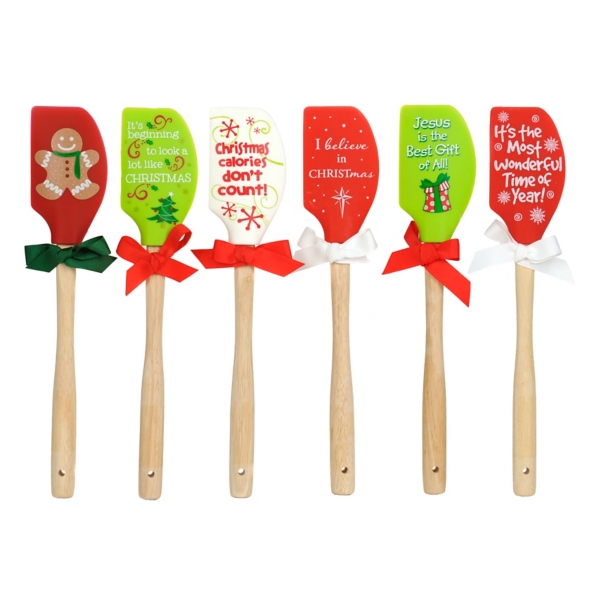 christmas silicone spatula