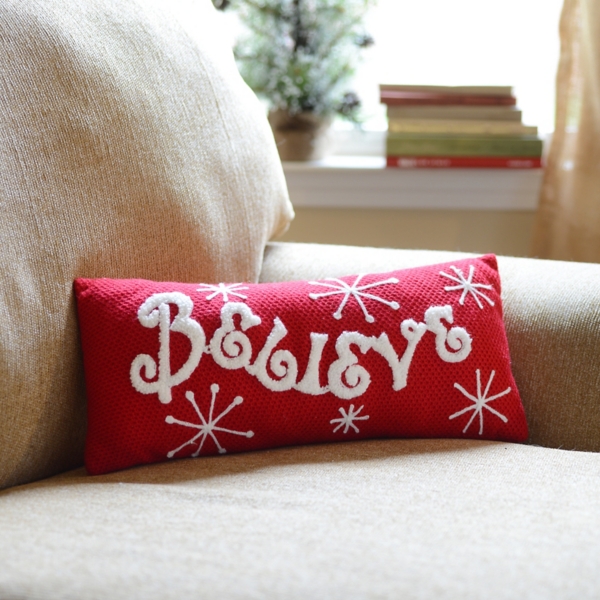 Red Believe Accent Pillow Kirklands Home