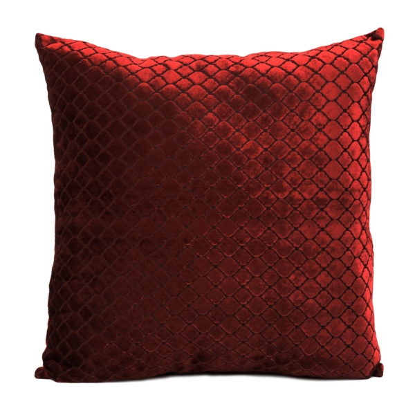 Red Diamond Velvet Pillow Kirklands Home