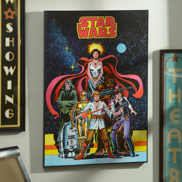 Star wars on sale framed art