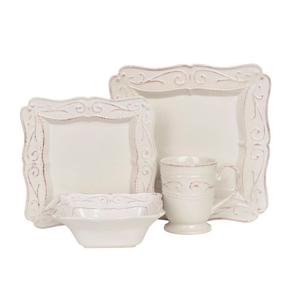 Square Colonial 16pc. Dinnerware Set Kirklands Home