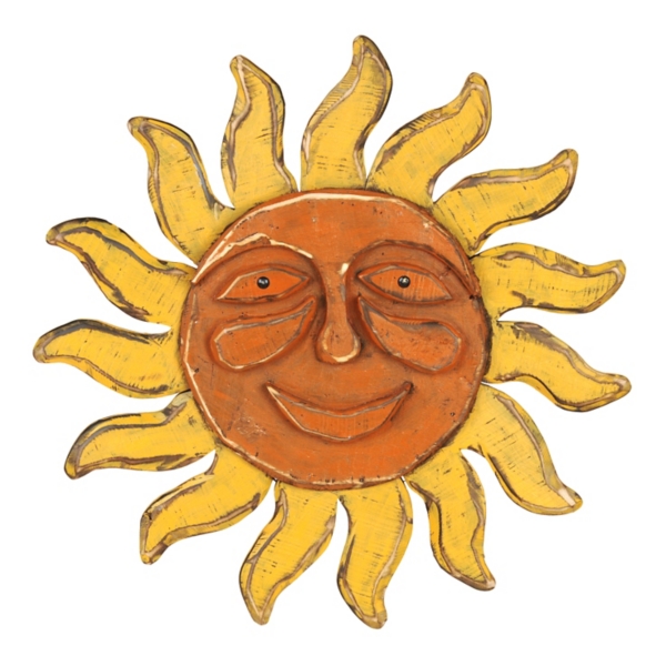 Retro Sun Wooden Plaque | Kirklands Home