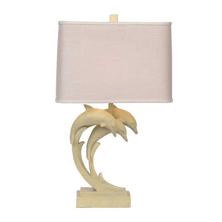 Diving Dolphins Table Lamp Kirklands, Table Lamp Dolphin Base