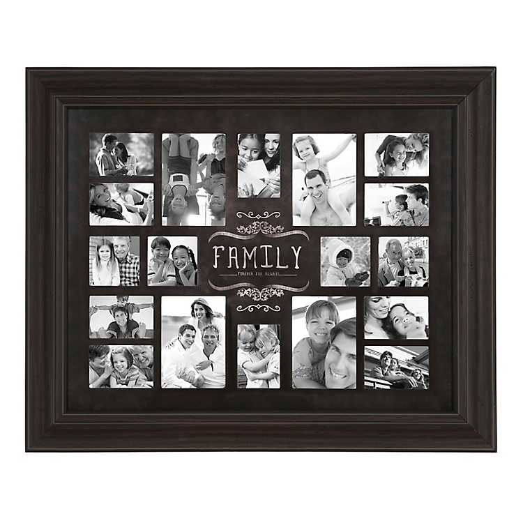 Holds 8 4x6   "Family is Always & Forever" Details about   Farmhouse Collage Picture Frame 