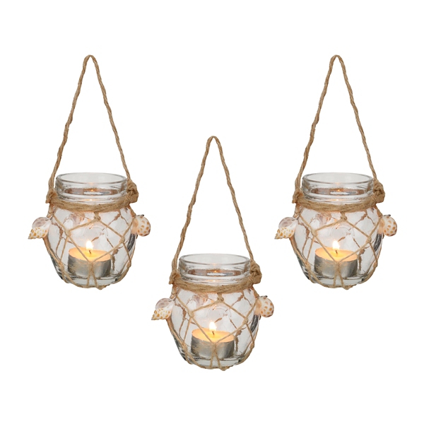 Hanging Coastal Candle Holders, Set of 3 Kirklands Home