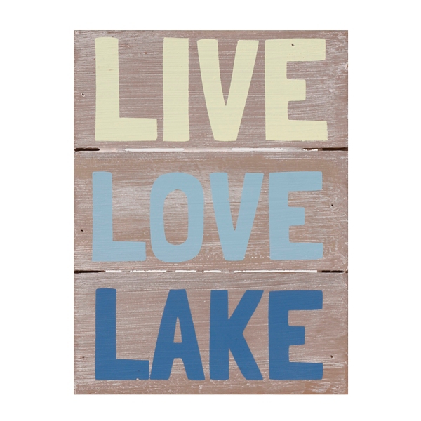 Live Love Lake Wooden Sign Kirklands Home