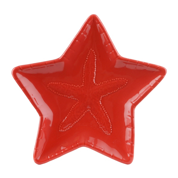 Red Starfish Plate Kirklands Home