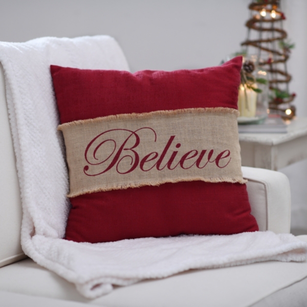 Burlap Christmas Pillow | atelier-yuwa.ciao.jp