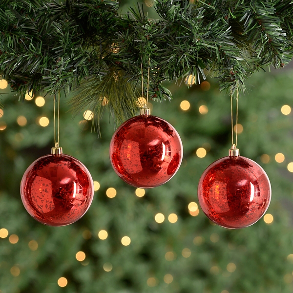 red christmas bulb ornaments