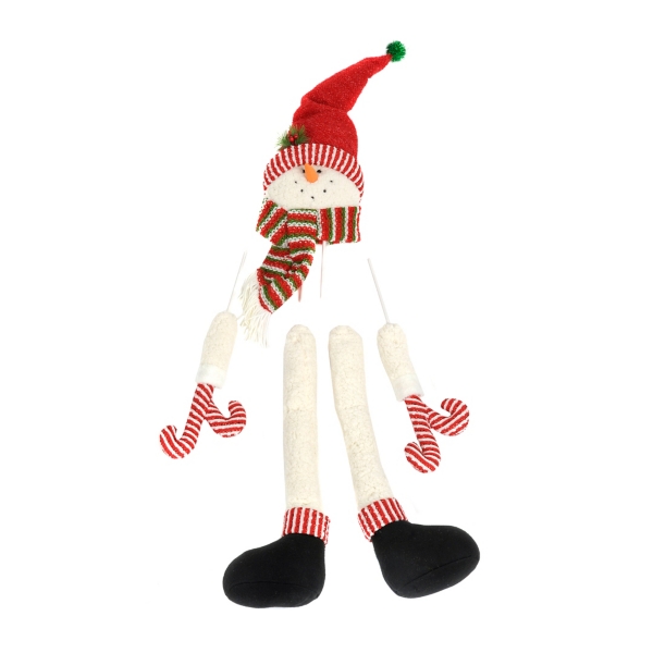 Plush Snowman Kit: Blk/Wht Check (XC6194) – The Wreath Shop