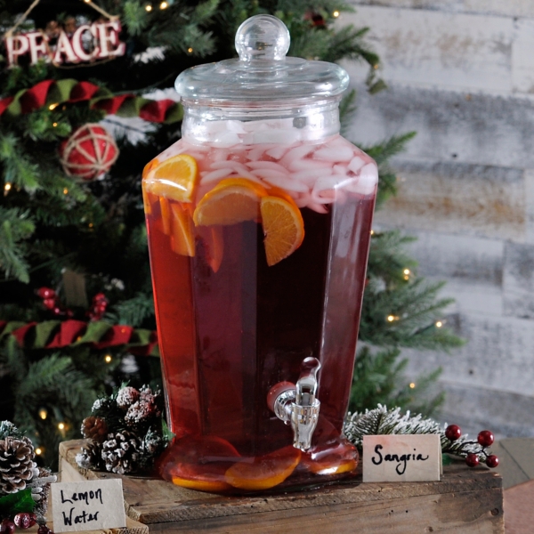 Tapered Glass Beverage Dispenser Kirklands Home