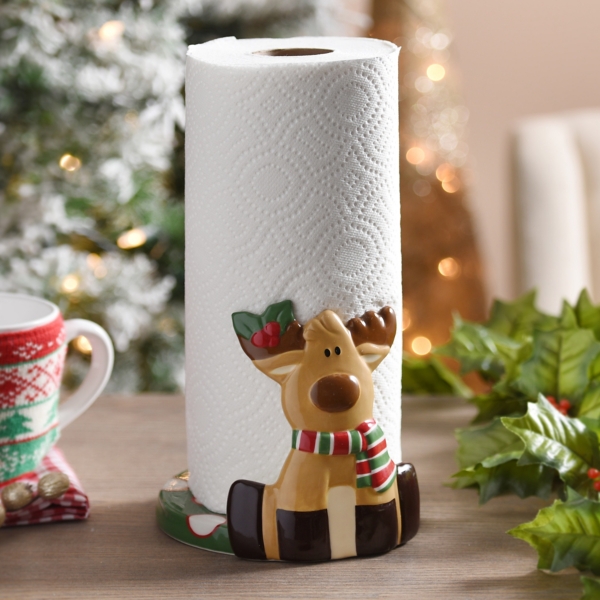 Candy Cane Christmas Paper Towel Holder