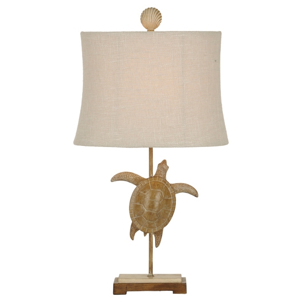 Sea turtle table store lamp