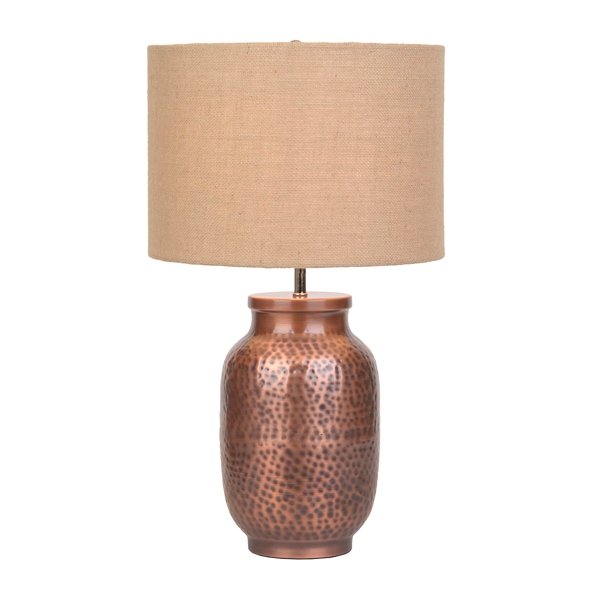 hammered metal table lamps