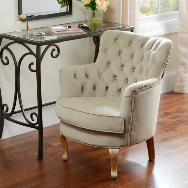 Bella Tan Vanity Chair Kirklands Home
