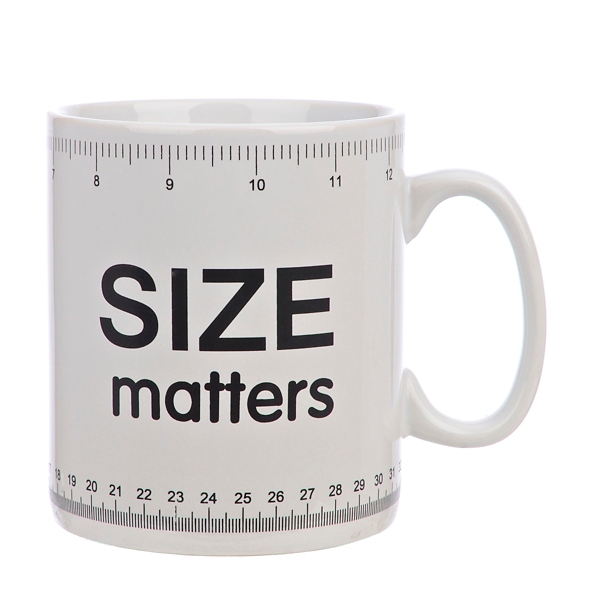 Size Matters Large Coffee Mug