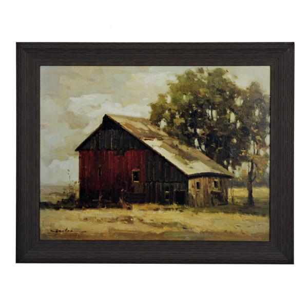 Barn Pictures Framed Amazon Com Aqua Farmhouse Barn Print Set Not