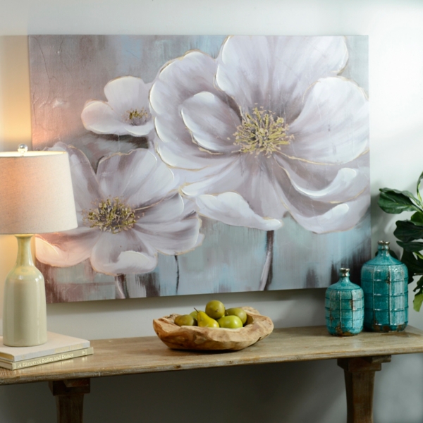 Floral Eloquence Canvas Art Print Kirklands