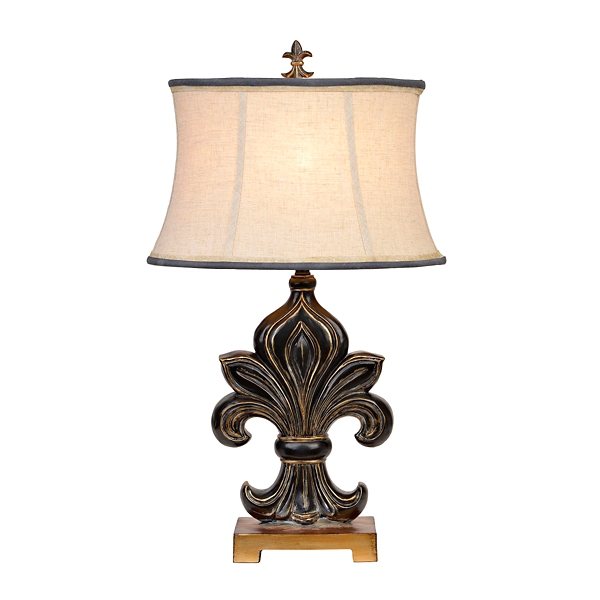 fleur de lis table lamps