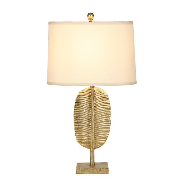 Gold Palm Leaf Table Lamp Kirklands