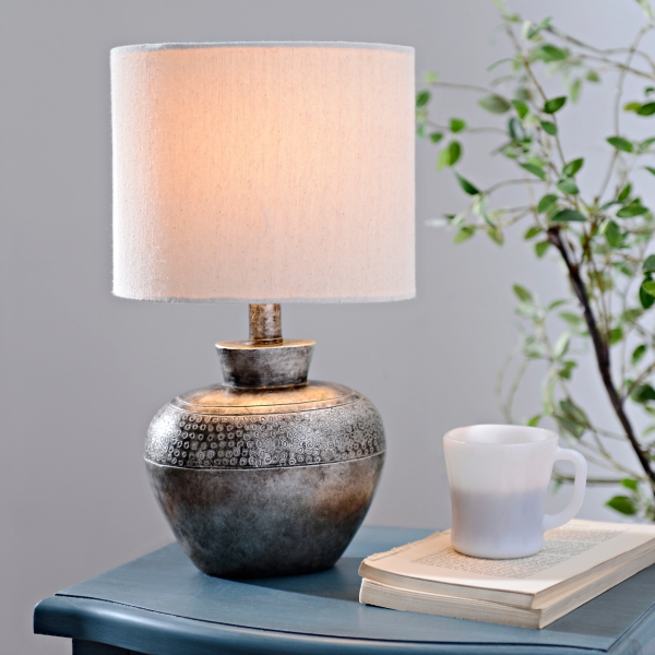 gunmetal table lamp