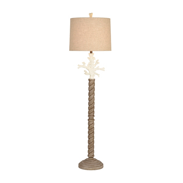 coral floor lamp