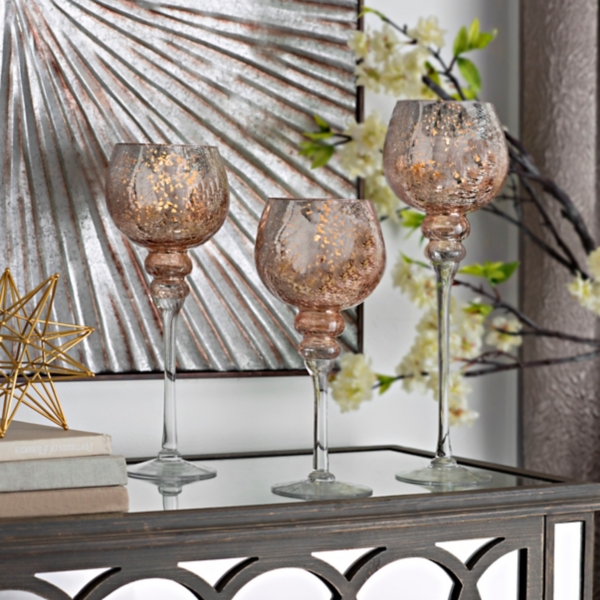 cheap glass candle holders