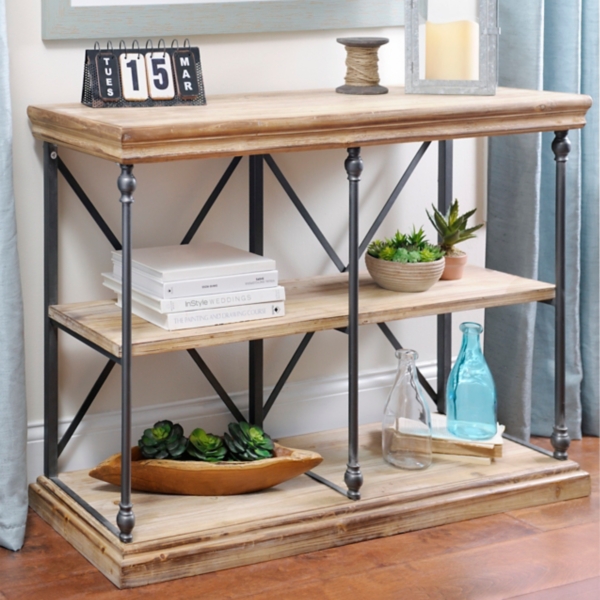 Tiered on sale console table