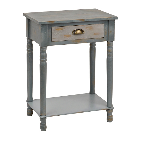 Distressed Blue Ombre Side Table Kirklands Home