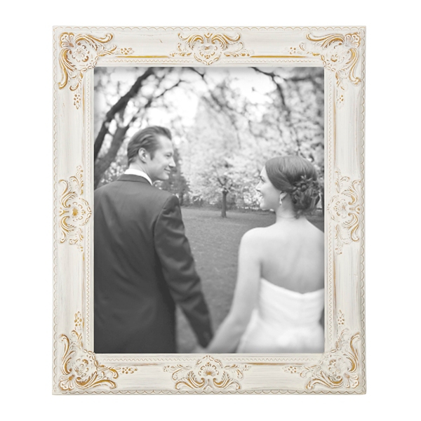 Antique 16 X 20 White Frame, Vintage 16x20 Ornate Picture Frame, Wall  Gallery Frame, Wedding Frame, Frame for Chalkboard, Frame for Mirror 