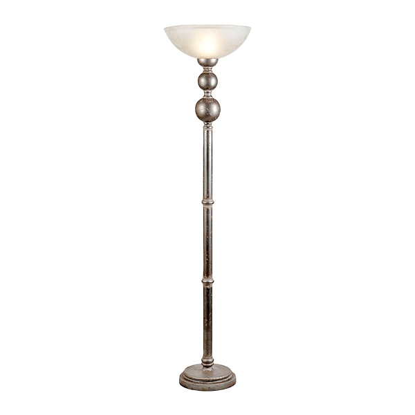 silver torchiere floor lamp