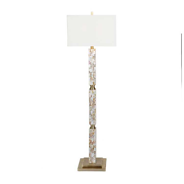 Mother Of Pearl S Floor Lamp, Mother Of Pearl Standing Lamp