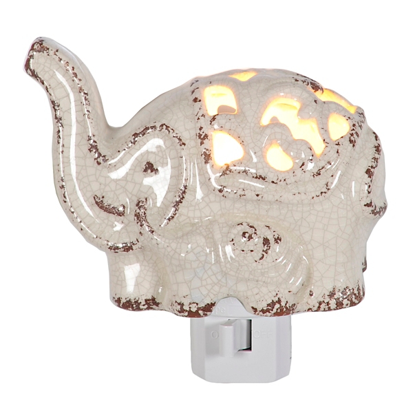 ceramic elephant night light